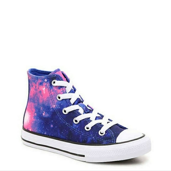 Converse Shoes Galaxy High Tops Blue Pink Euc Sz 5 Poshmark